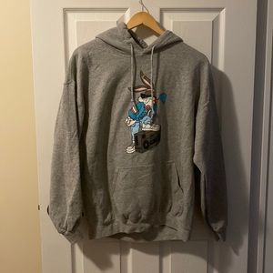 Hip Hop Bugs Bunny Grey Sweater